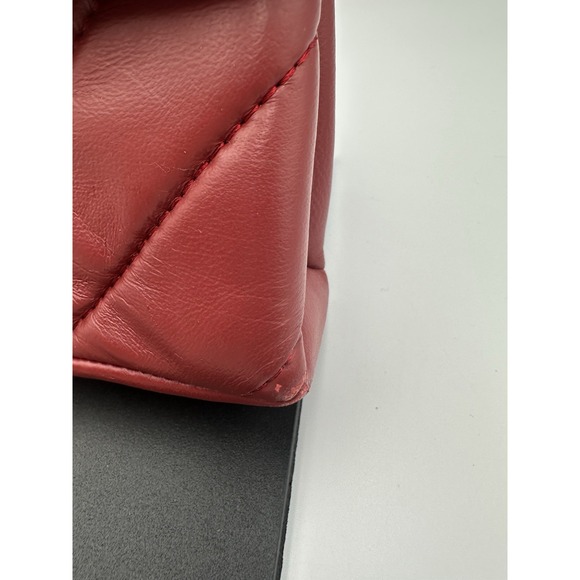 Kurt Geiger London Kensington Quilted Lambskin Red W Eagle Small Crossbody Bag - Picture 5 of 9